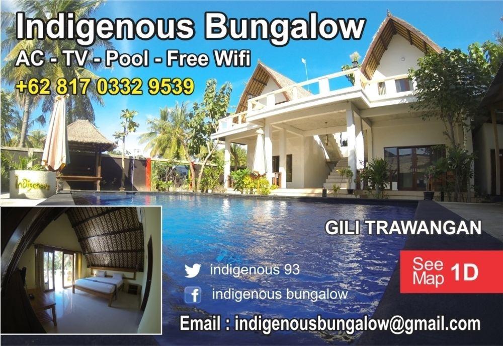 Indigenous Bungalow Gili Trawangan Eksteriør bilde